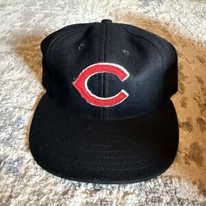 Cornell University Ebbets Field Flannels Hat Mens 7 1/8 Black Wool 1959 Cap USA